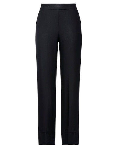 MANILA GRACE Casual trouser Black 100% Viscose