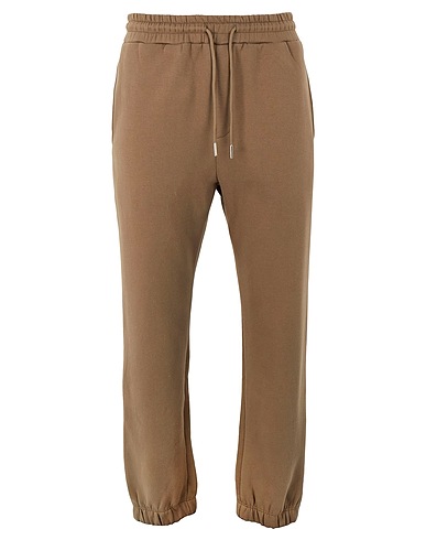 8 by YOOX Casual trouser ORGANIC COTTON BLEND CARGO SWEATPANT Khaki 70% Organic cotton, 30% Polyester