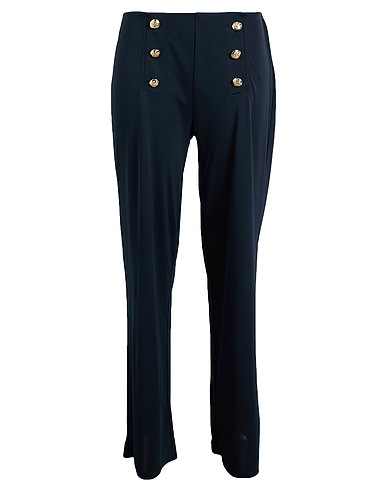 LAUREN RALPH LAUREN Casual trouser STRETCH JERSEY WIDE-LEG PANT
 Midnight blue 94% Polyester, 6% Elastane