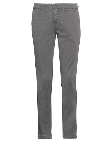 FRANKIE MORELLO Pantalone Grigio 97% Cotone, 3% Elastan