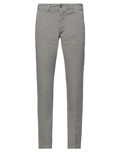 FRANKIE MORELLO Pantalone Grigio chiaro 97% Cotone, 3% Elastan