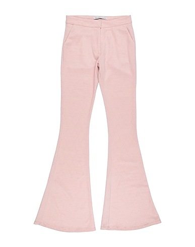 VICTORIA & STELLA Casual trouser Light pink 95% Polyester, 5% Elastane