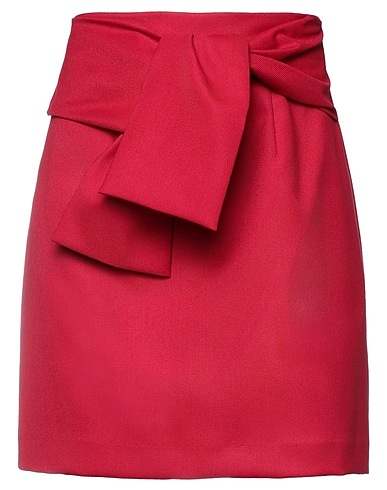 ATOS LOMBARDINI Mini skirt Red 69% Polyester, 29% Viscose, 2% Elastane