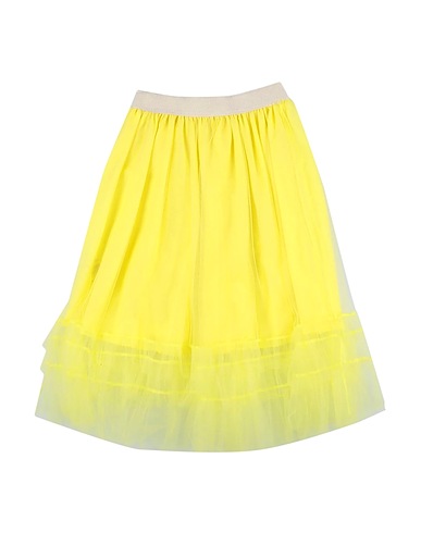 VICOLO Skirt Yellow 100% Polyester