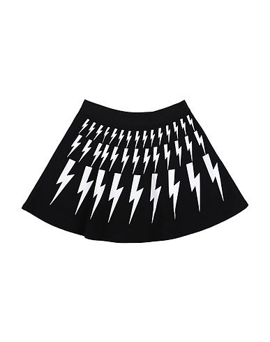 NEIL BARRETT Skirt Black 100% Cotton