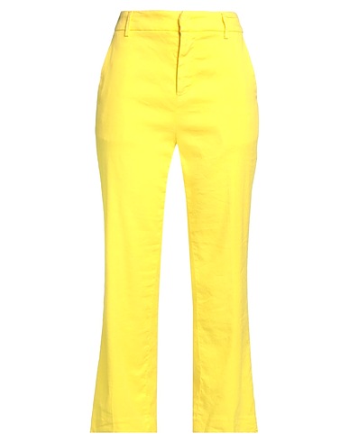 DONDUP Pantalone Giallo 54% Lino, 43% Lyocell, 3% Elastan