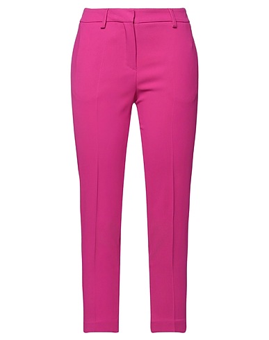 SIMONA CORSELLINI Casual trouser Fuchsia 80% Acetate, 17% Viscose, 3% Elastane