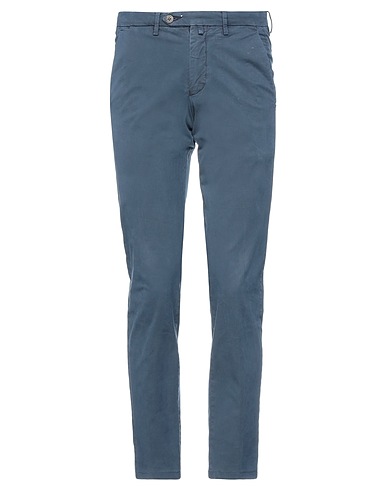 MICHAEL COAL Casual pants Midnight blue 97% Cotton, 3% Elastane