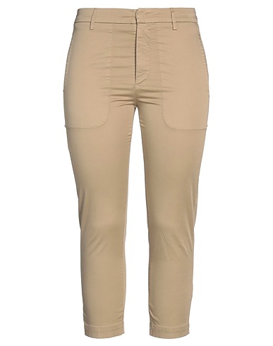 DONDUP Casual trouser Khaki 97% Cotton, 3% Elastane