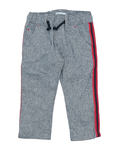 BYBLOS Casual pants Midnight blue 55% Cotton, 44% Linen, 1% Elastane