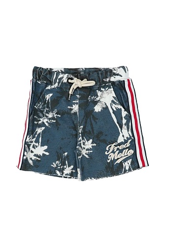 FRED MELLO Shorts & Bermuda Midnight blue 100% Cotton