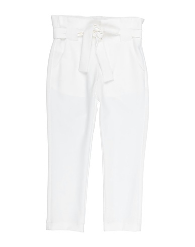 VICOLO Pantalone Bianco 72% Poliestere, 23% Viscosa, 5% Elastan