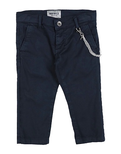 FRED MELLO Casual pants Midnight blue 98% Cotton, 2% Elastane