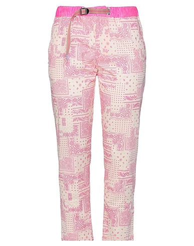 WHITE SAND Casual trouser Ivory 98% Cotton, 2% Elastane