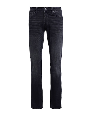JACK & JONES Denim trousers Black 67% Cotton, 14% Modal, 10% Organic cotton, 6% Polyester, 3% Elastane