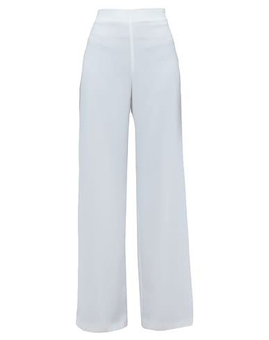 PINKO Casual trouser White 98% Polyester, 2% Elastane