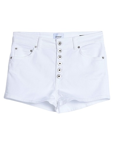 DONDUP Shorts & Bermuda Bianco 92% Cotone, 6% Elastomultiestere, 2% Elastan