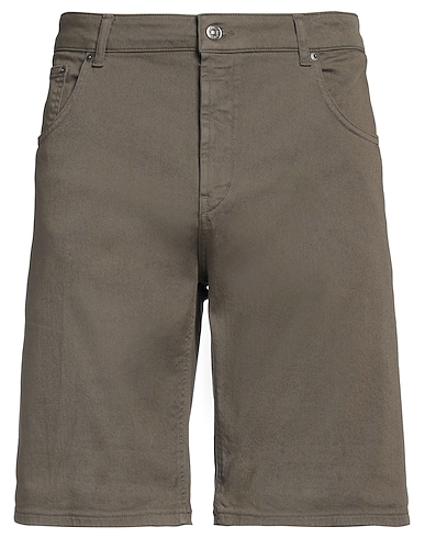 DONDUP Shorts & Bermuda Military green 92% Cotton, 6% Elastomultiester, 2% Elastane