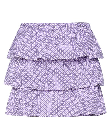 ALTEA Mini skirt Purple 100% Cotton