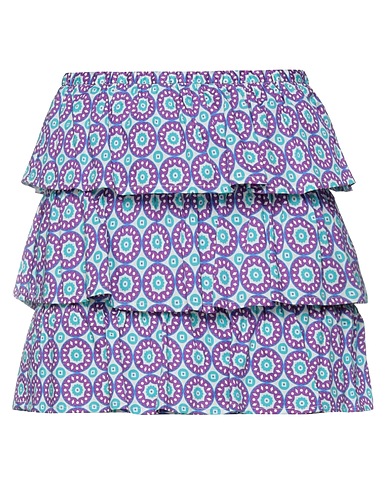 ALTEA Mini-jupe Violet 97% Coton, 3% Élasthanne