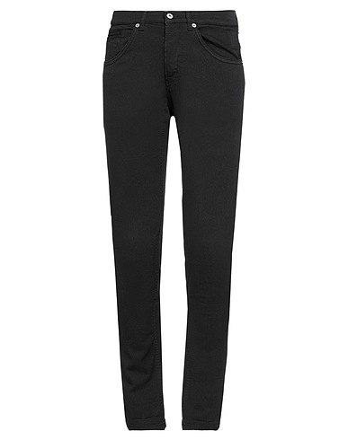 DONDUP Denim pants Black 92% Cotton, 6% Elastomultiester, 2% Elastane