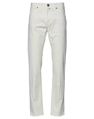 ADAPTATION Pantalone Avorio 97% Cotone, 3% Gomma