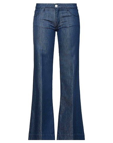 FOR ME AND MY FOLKS Bootcut Jeans Blue 98% Cotton, 2% Elastane