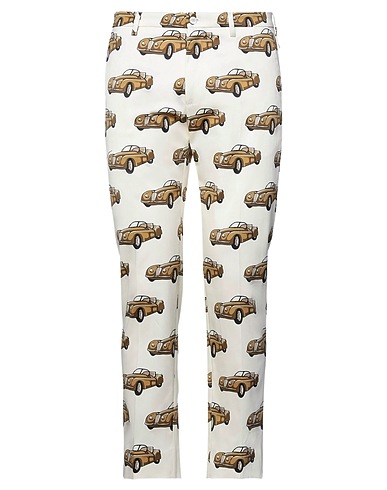 DOLCE&GABBANA Casual pants Ivory 97% Cotton, 3% Elastane