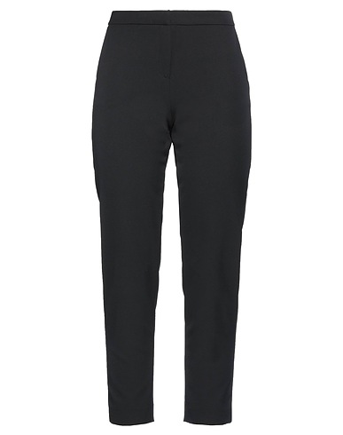 ERMANNO DI ERMANNO SCERVINO Casual trouser Black 88% Polyester, 12% Elastane