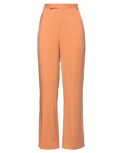 SIMONA CORSELLINI Casual pants Apricot 96% Viscose, 4% Elastane