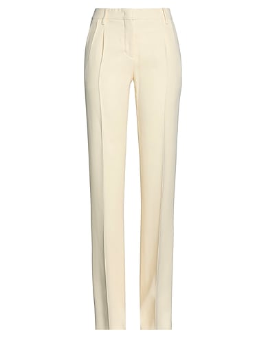 N°21 Casual pants Ivory 50% Acetate, 50% Viscose