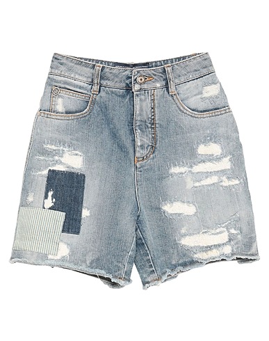 ERMANNO SCERVINO Denim shorts Blue 100% Cotton
