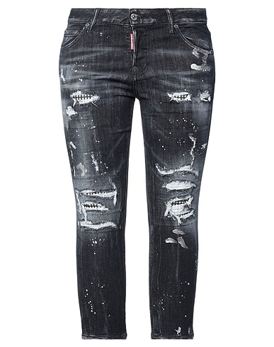 DSQUARED2 Denim trousers Black 92% Cotton, 6% Elastomultiester, 2% Elastane, Glass