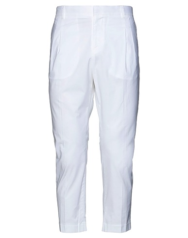 GREY DANIELE ALESSANDRINI Chinos Bianco 95% Cotone, 5% Elastan