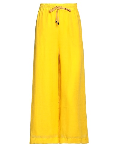 LIVIANA CONTI Hosen Gelb 100% Ramie
