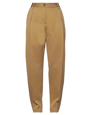 COVERT Casual trouser Military green 50% Cotton, 48% Viscose, 2% Elastane
