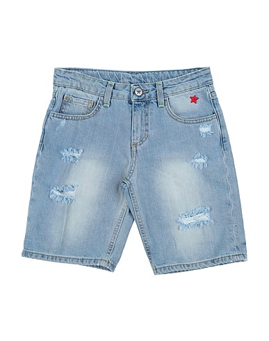 FRED MELLO Denim shorts Blue 100% Cotton