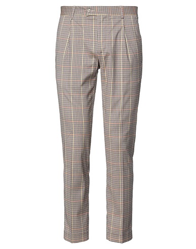 GREY DANIELE ALESSANDRINI Casual trouser Camel 63% Polyester, 33% Viscose, 4% Elastane