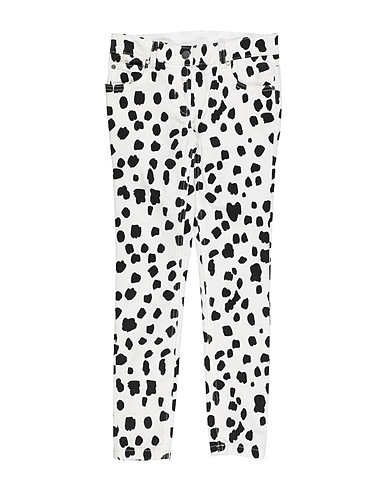 STELLA McCARTNEY KIDS Casual trouser White 98% Cotton, 2% Elastane