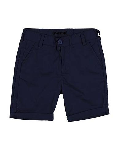 DANIELE ALESSANDRINI Shorts & Bermuda Midnight blue 100% Cotton