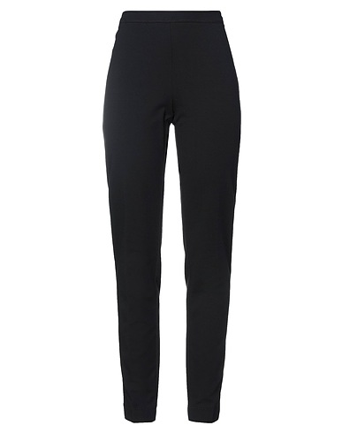 MARIA GRAZIA SEVERI Casual trouser Black 65% Viscose, 20% Polyamide, 15% Elastane