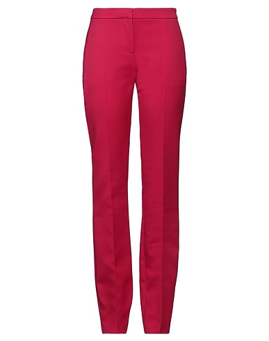 MCQUEEN Casual trouser Garnet 63% Wool, 25% Silk, 12% Polyamide