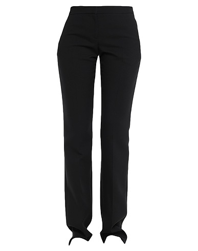 MCQUEEN Pantalone Nero 63% Lana, 25% Seta, 12% Poliammide
