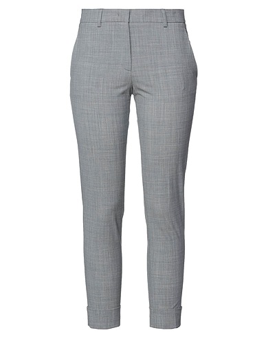 QL2  QUELLEDUE Casual trouser Grey 75% Virgin Wool, 23% Polyamide, 2% Elastane