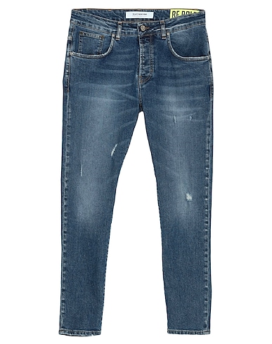 TAKESHY KUROSAWA Pantaloni jeans Blu 94% Cotone, 5% PES, 1% Elastan