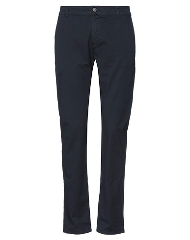 GREY DANIELE ALESSANDRINI Casual pants Midnight blue 98% Cotton, 2% Elastane