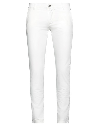 GREY DANIELE ALESSANDRINI Hosen Elfenbein 98% Baumwolle, 2% Elastan