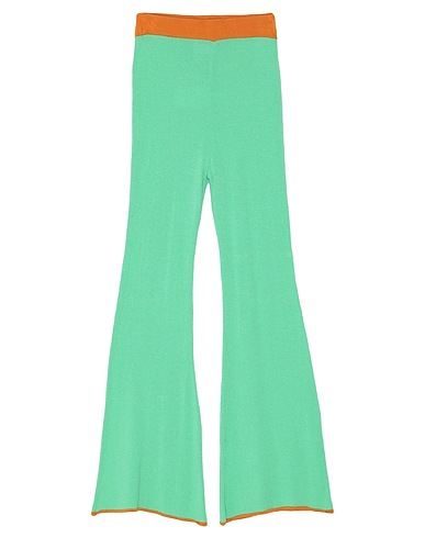 AKEP Casual trouser Green 98% Viscose, 2% Elastane