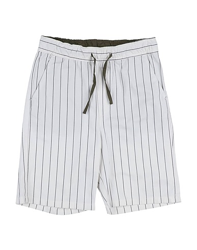 MANUEL RITZ Shorts & Bermuda White 99% Cotton, 1% Elastane