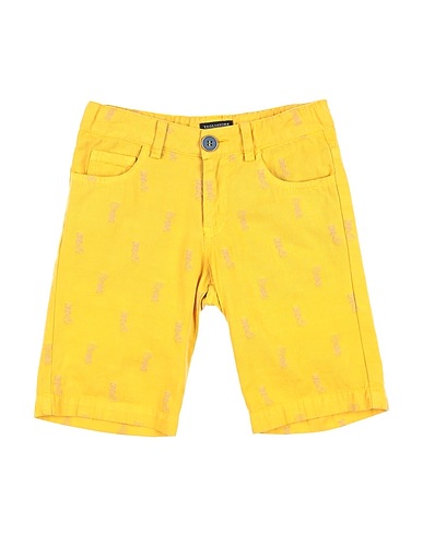 TAGLIATORE Shorts & Bermuda Yellow 75% Cotton, 21% Polyamide, 4% Elastane